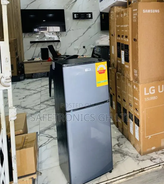 Quality Unveiling Grey __ Nasco 112L Nasf2-13fl 2 Doors Fridge · Photo 1