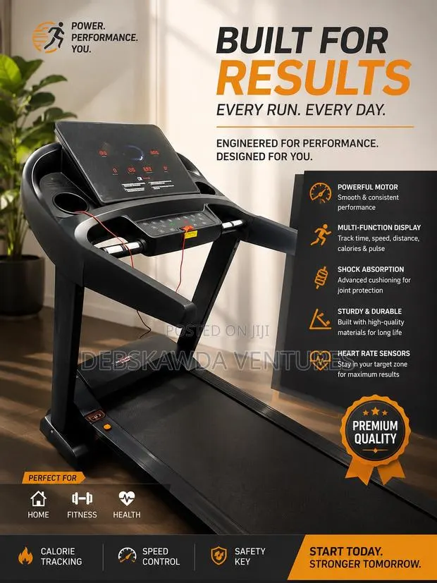 Q6 Heavy Duty Luxury Treadmill 4hp · Photo 1