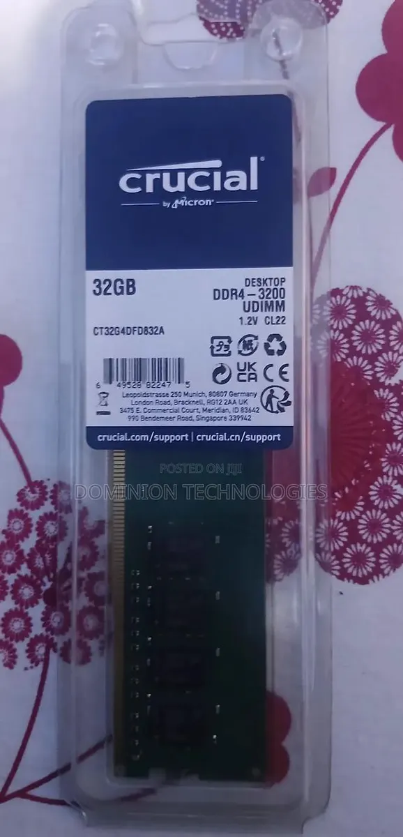 Crucial Ddr4 32gb · Photo 1
