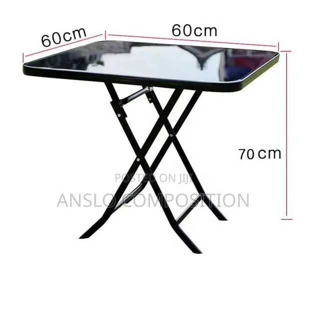 Outdoor Glass Foldable Table · Photo 1