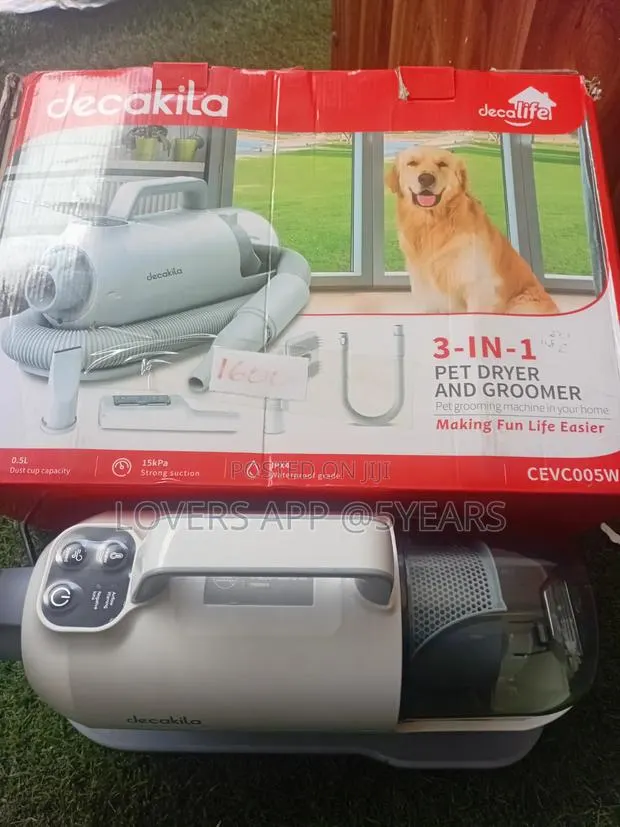 Decakila 3 in 1 Pet Groomer,Dryer and Vacuum 15kPa Suction · Photo 1