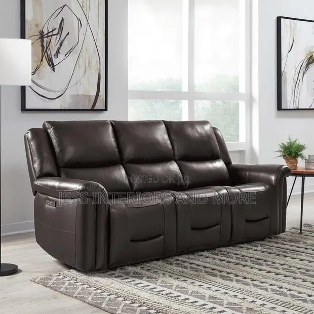 Sofa(Alba Leather Power Reclining Sofa With Power Headrests) · Photo 1