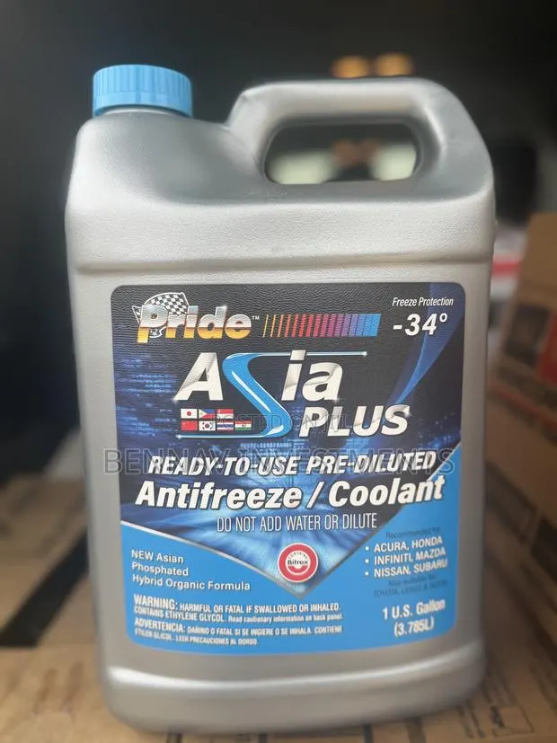 Pride Asia-Plus Pre-Diluted Blue Anti-Freeze/Coolant · Photo 1