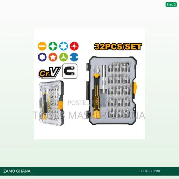32pcs Precision Screwdriver Set - Hksdb0348 · Photo 1