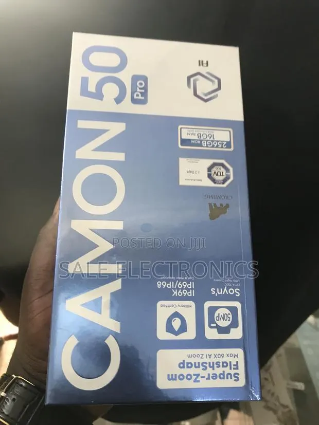 New Tecno Camon 50 Pro 256 GB Black · Photo 1