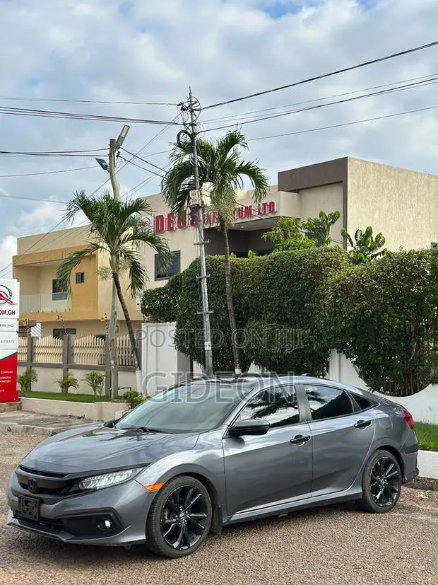Honda Civic Touring Sedan 2020 Gray · Photo 1