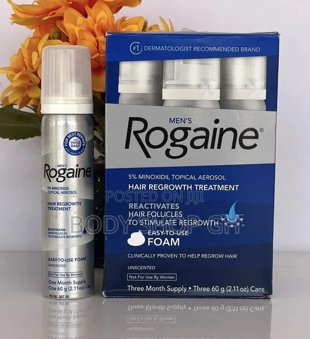 100% Original Rogaine Minoxidil Foam - Authentic Rogaine From Usa · Photo 1