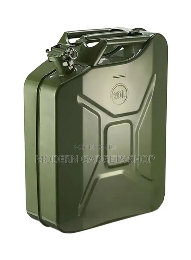 20L Heavy-Duty Metal Fuel Container – Petrol and Diesel Jerry Can · Photo 1