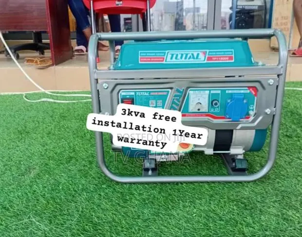 Light or No Light Stay on Total Pertol Generator 3kva Petrol · Photo 1