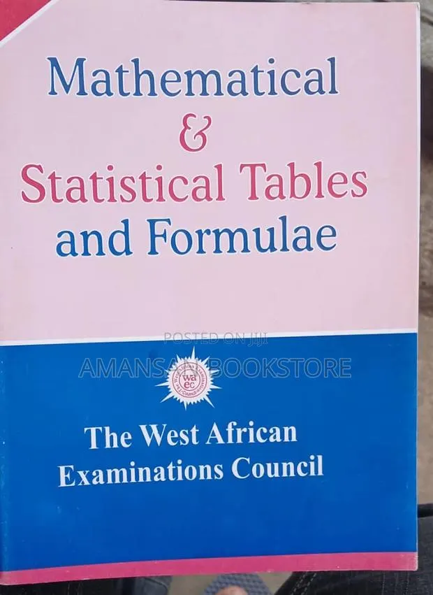 Mathematical and Statistical Tables and Formulae · Photo 1