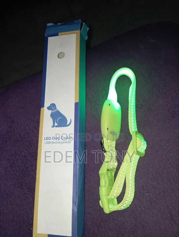 USB Rechargeable LED Dog Collar · Photo 1
