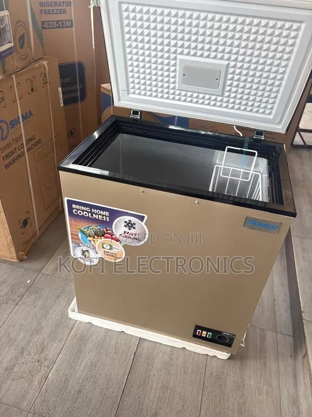 Nasco 150l Black Chest Freezer Stylish Efficient · Photo 1