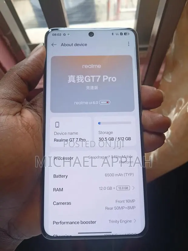 New Realme GT 7 Pro 512 GB Gray
