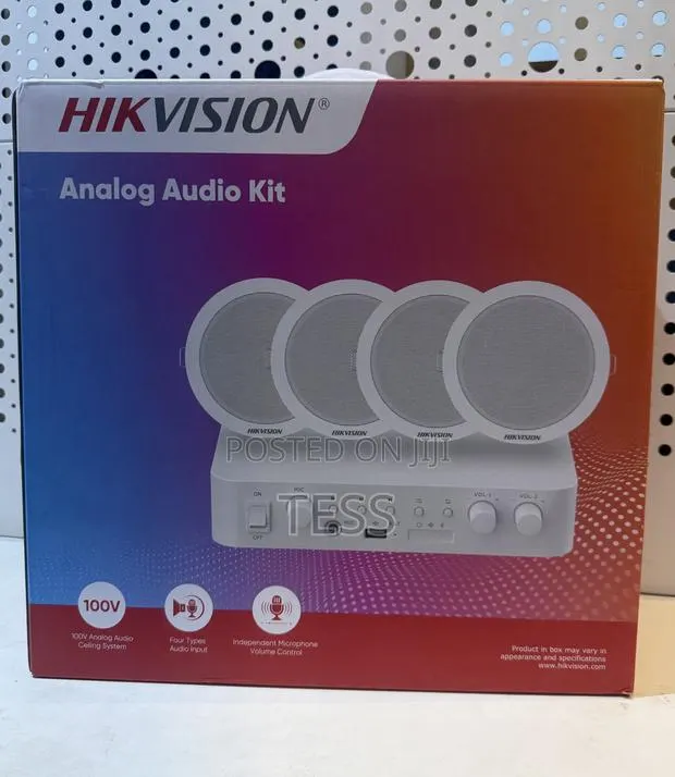 Hikvision Analog Amplifier Kit Speaker Audio Kit Ds-Qae0ka60206-4 · Photo 1