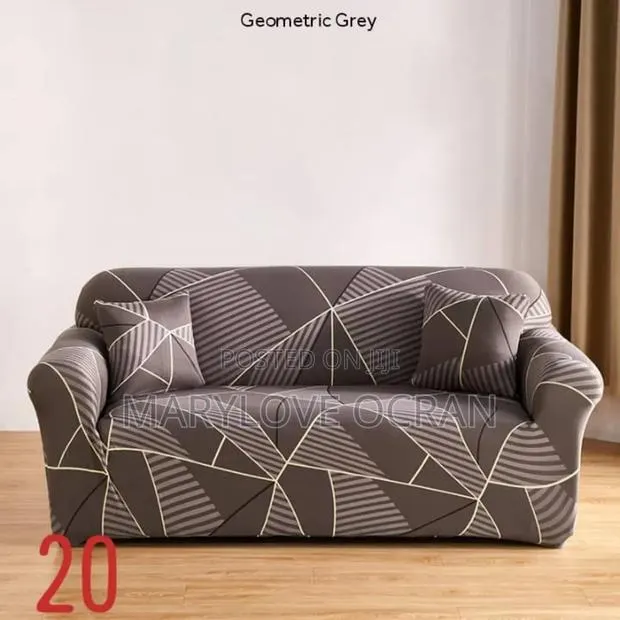Geometric Quality Sofa Covers · Photo 1