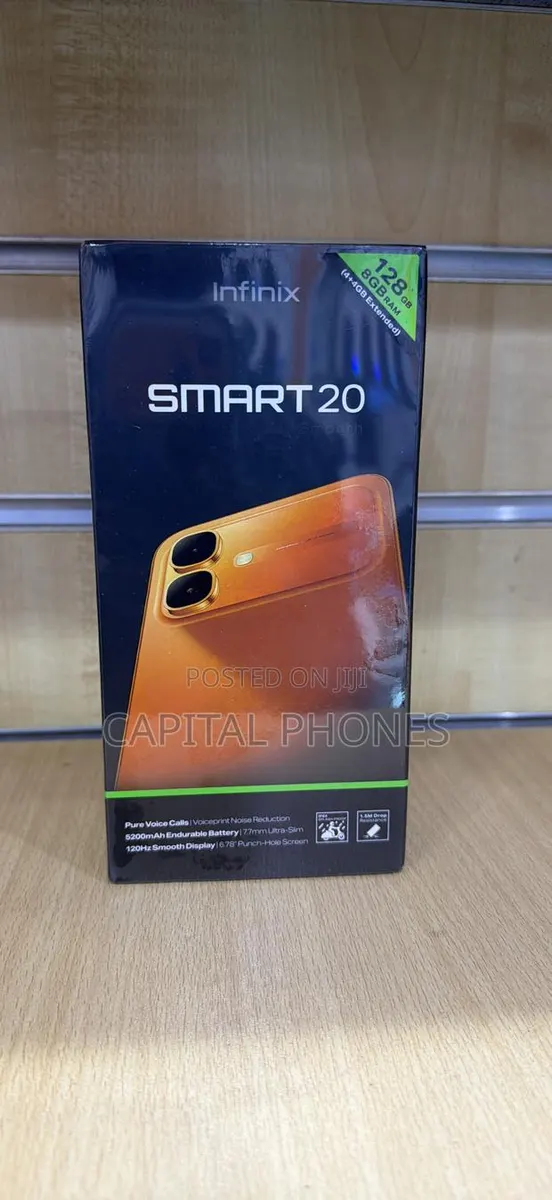 New Infinix Smart 20 128 GB Silver · Photo 1