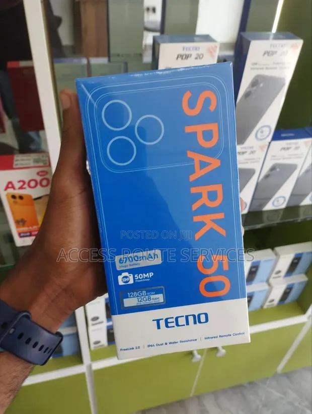 New Tecno Spark 50 128 GB Black · Photo 1