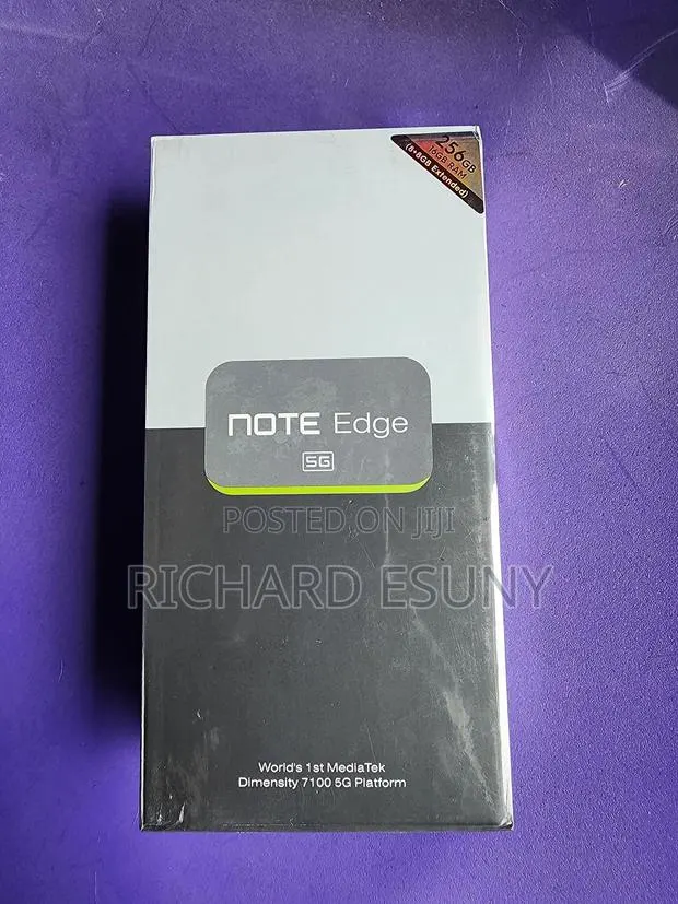 New Infinix Note Edge 256 GB Black · Photo 1