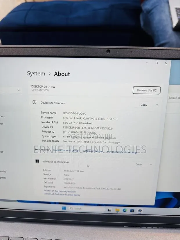 Laptop Dell 8GB Intel Core i5 SSD 512GB · Photo 1