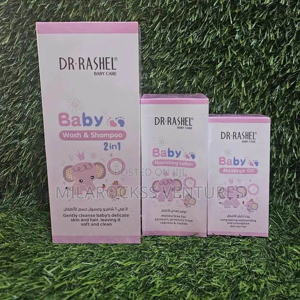 Dr.Rashel Baby Care Set. ( Lotion,Wash Shampoo Massage Oil.) · Photo 1