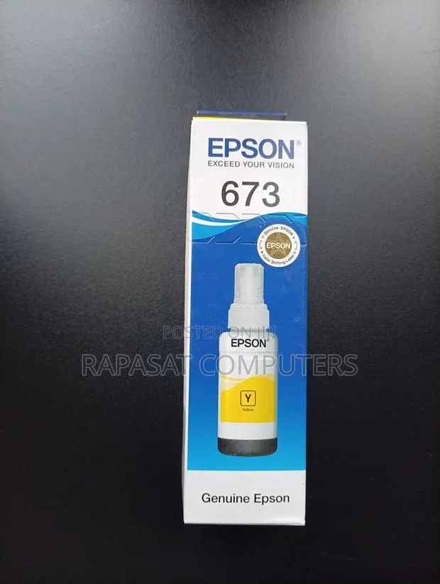 Epson 673 Yellow Ink Bottle · Photo 1