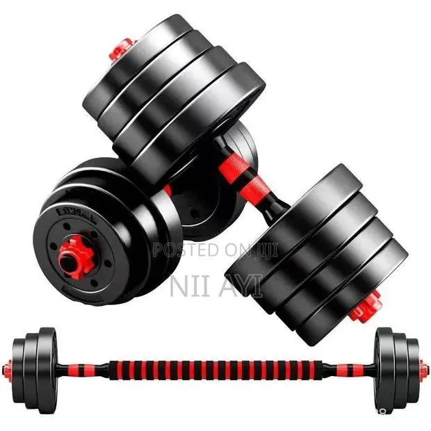 30kg Dumbbell Set With Barbell Link · Photo 1
