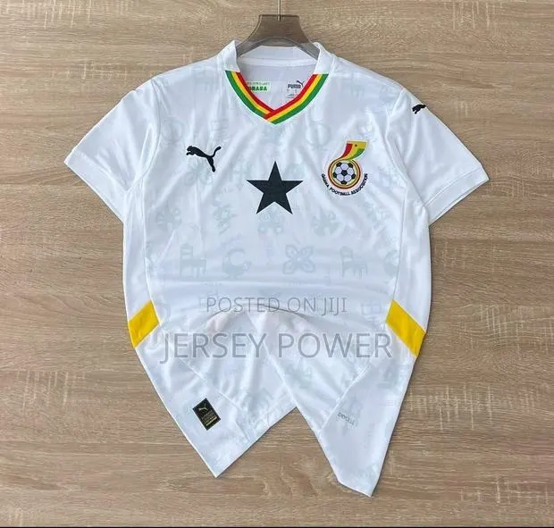 Ghana Home Jerseys 24/25 (White) · Photo 1