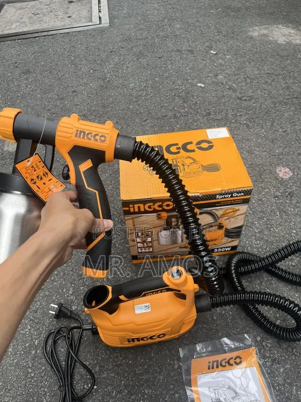 500 Watt Hvlp Spray Gun With Aluminum Container - Spg5008-2 · Photo 1