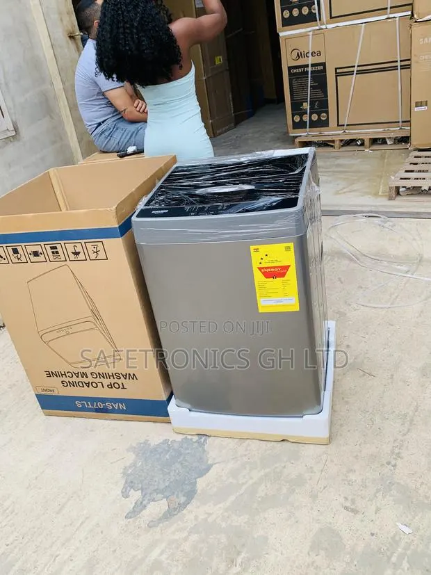 Sealed Grey Nasco 7kg Top Load Fully Automatic Washing Machine · Photo 1