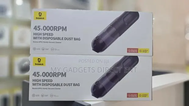 Baseus Ap01 Handy Vacuum Cleaner (5000pa) Cluster Black · Photo 1