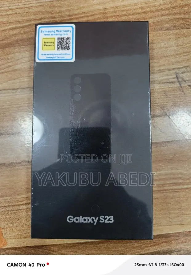 New Samsung Galaxy S23 128 GB Black · Photo 1