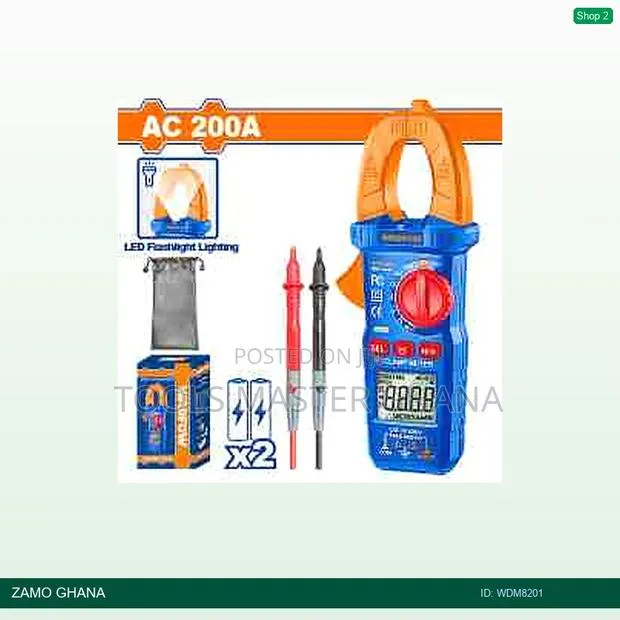 Digital Ac Clamp Meter - Wdm8201 · Photo 1
