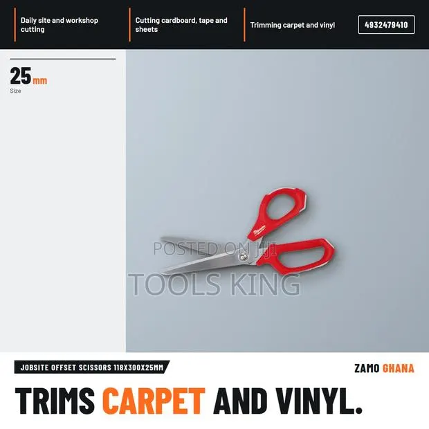 Jobsite Offset Scissors 118X300X25Mm - · Photo 1