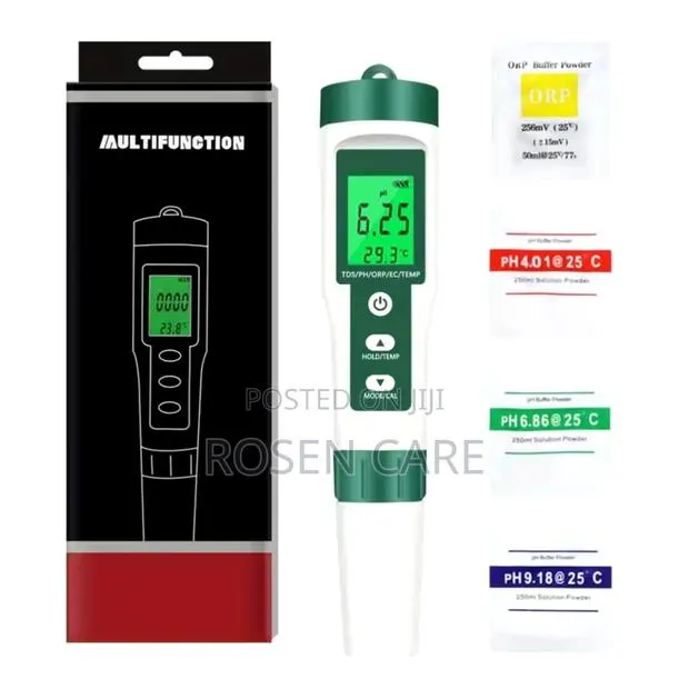 9-in-1 Ph Meter, Orp, Ec, Tds, H2, S.G, Temp, Salt, Water Quality Test · Photo 1