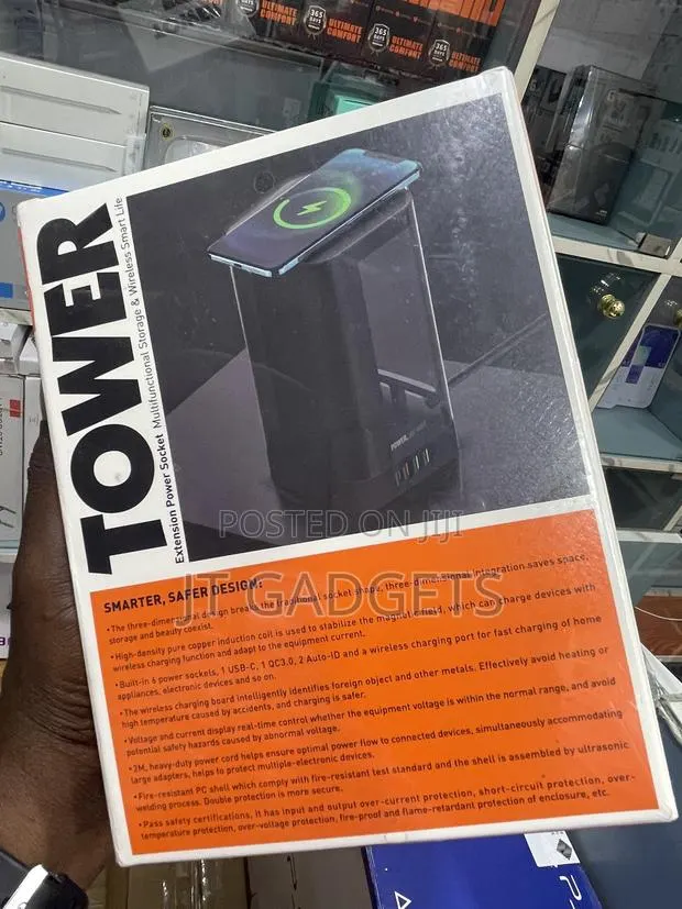 LDNIO Tower Extension Power Socket (2500W, SKW6457) · Photo 3