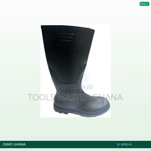 Nero Rainboot #43 Ginocchio Wellington Boots - Nero-43 · Photo 1