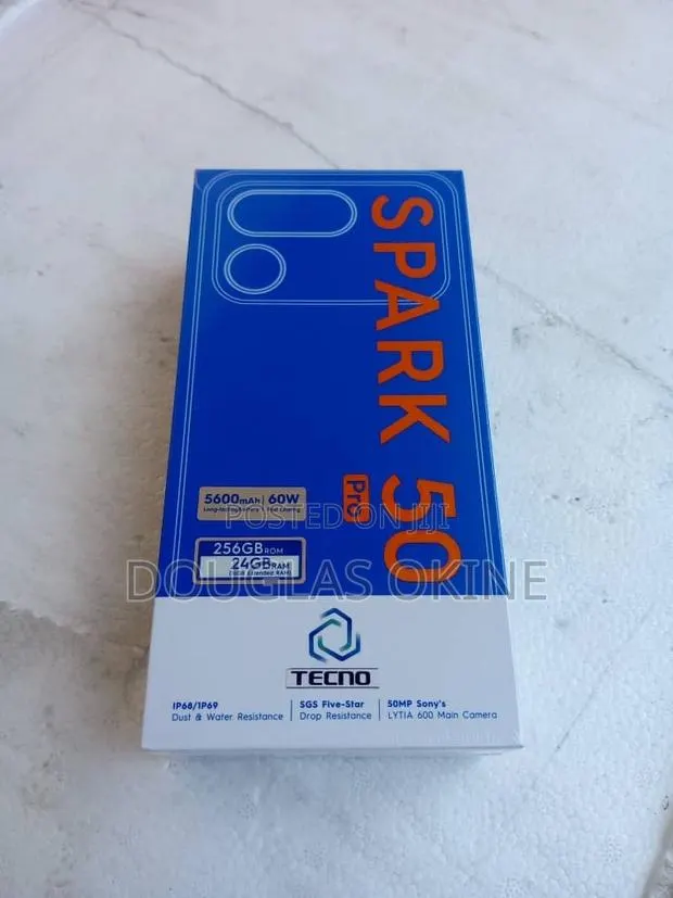 New Tecno Spark 50 Pro 256 GB Gray · Photo 1
