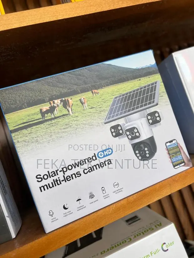 Triple Lens CCTV Solar Camera 4g Sim · Photo 1