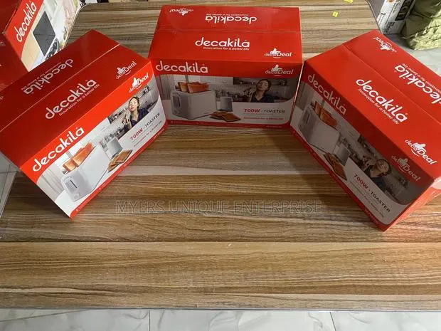 Decakila White 2 Slice Toaster,Modern Kitchen Look · Photo 1