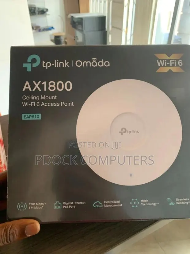 Tp-Link Ax1800 Wifi 6 Ceiling Access Point(Eap 610) · Photo 1