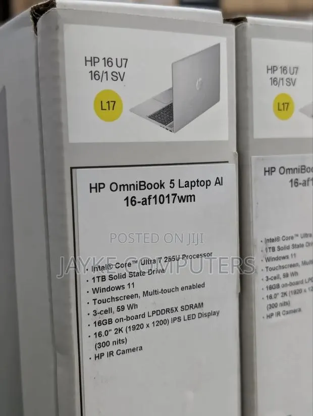 New Laptop HP OmniBook 5 16" 16GB Intel Core Ultra 7 SSD 1T · Photo 1