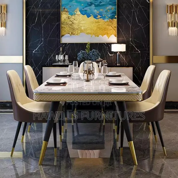 Executive Dining Set Marble · Photo 1