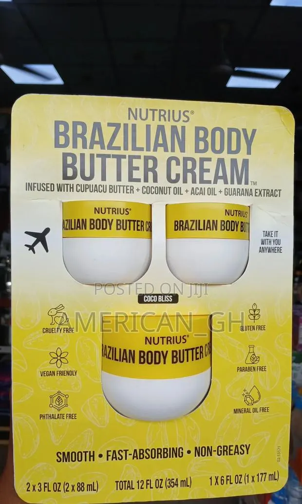 Brazilian Body Butter Cream (3pack) · Photo 1