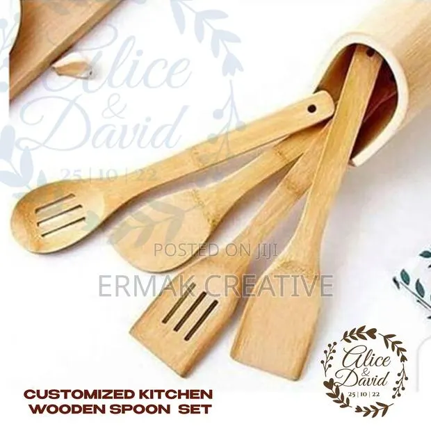 Customized Kitchen Wooden Spoon Set · Photo 1