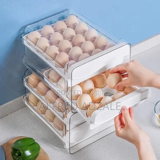 Transparent Egg Storage Crate · Photo 1