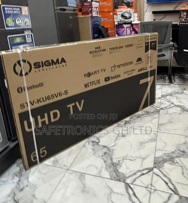 Just Order 65 Inch Smart Led Uhd Android Sigma Sig-Ku65v6-S Tv · Photo 1
