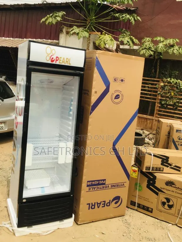 Pearl Display Glass Electric Singledoor PVC-424-2B Fridge · Photo 1