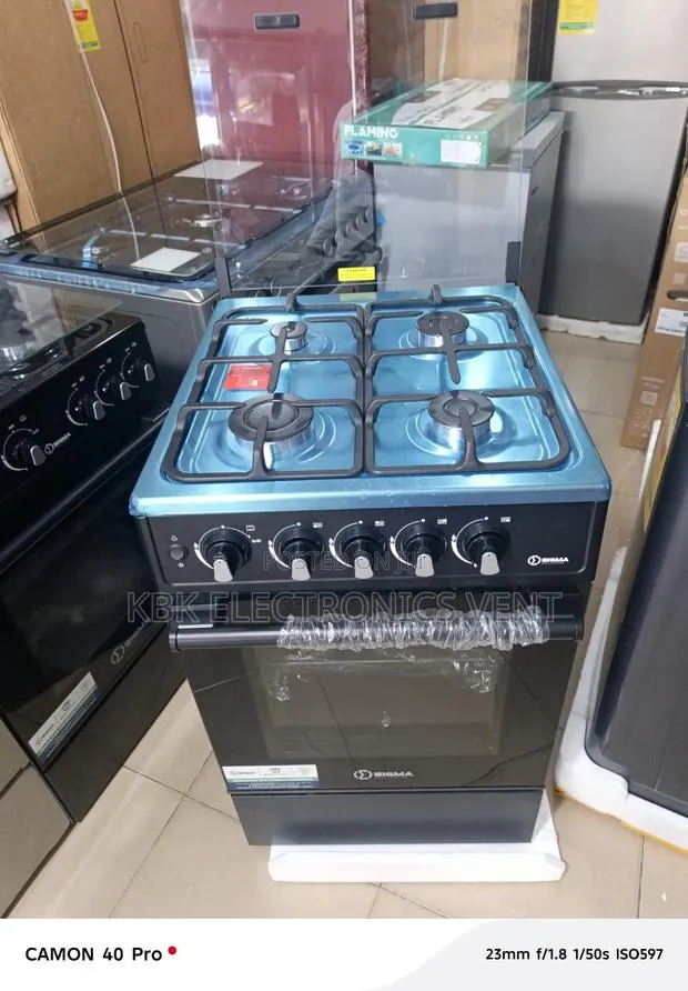 Sigma 50*50 4Burner Gas Cooker Oven + Grill + Automatic Ignition · Photo 1