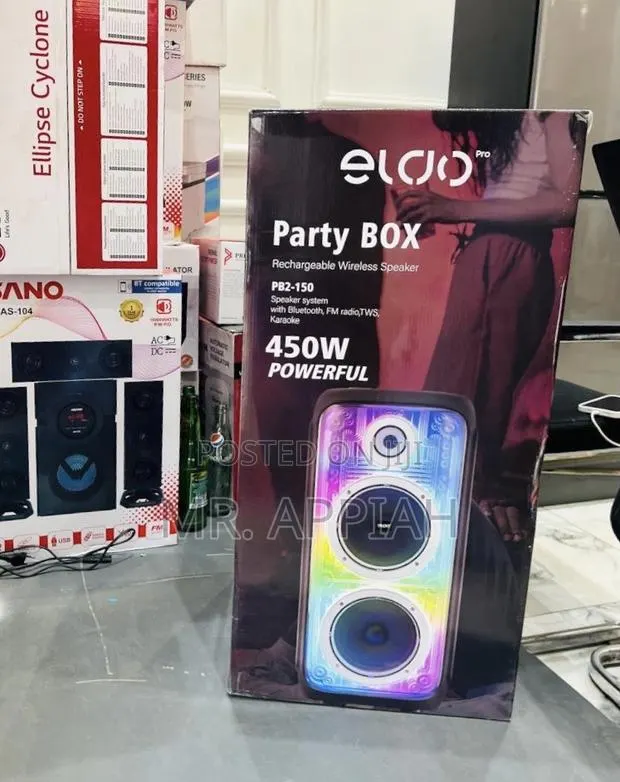 Order Eldo Pb2-150 Double 8" Party Box Speaker(450watt) · Photo 1