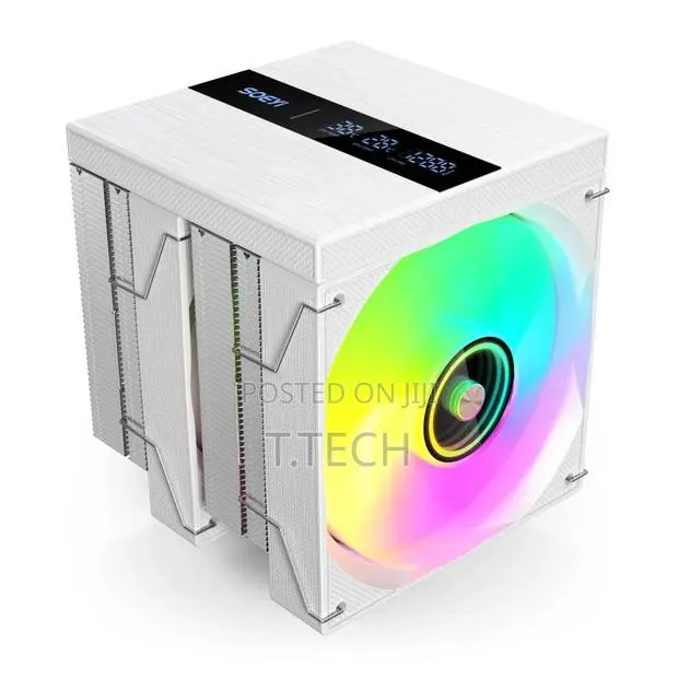 Twin-Tower CPU Cooler
With a Top Magnetic Digital Display · Photo 1